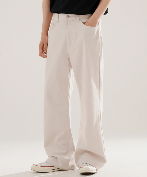 Rost Flare Cotton Pant Cream JULP2653