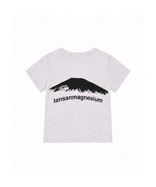 Mountain W Tee in Light Pink