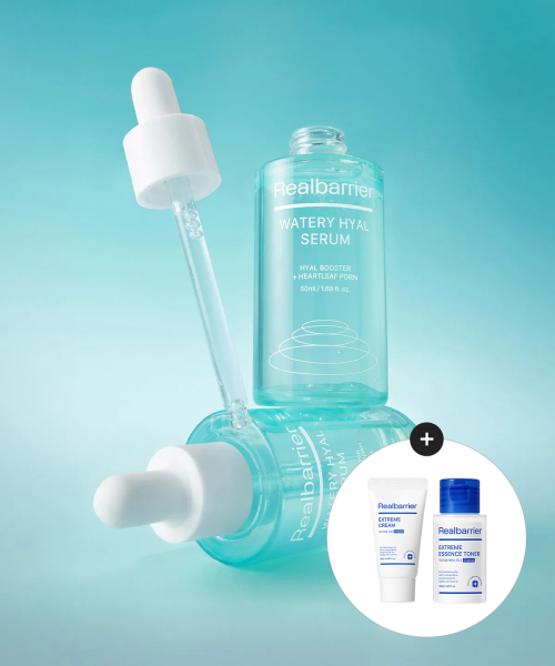 리얼베리어() 워터리 히알 세럼 50ML X 2개 (증정 익스트림 (크림25ML+토너30ML)) 상품 이미지