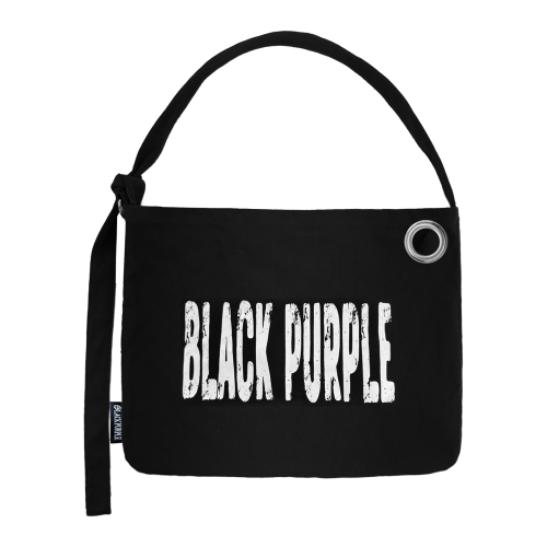 블랙 퍼플() 캔버스 프린팅 에코백 Canvas Printed Eco Bag_BLACK 상품 이미지