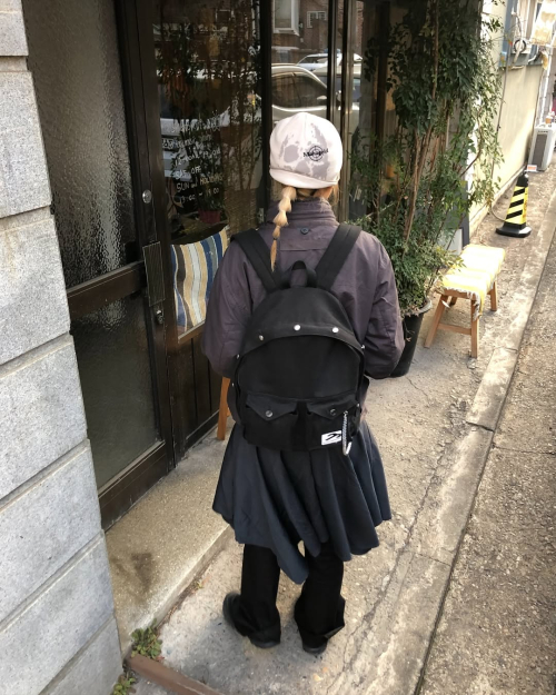 탄산마그네슘() 트러커 자켓 백팩 블랙 상품 이미지