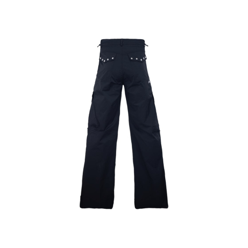 탄산마그네슘() 나일론 와이드 카고 팬츠 블랙 상품 이미지