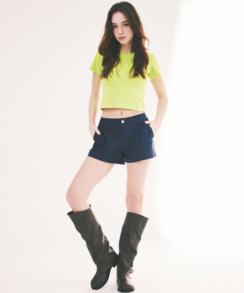 CROP BAGGY TEE