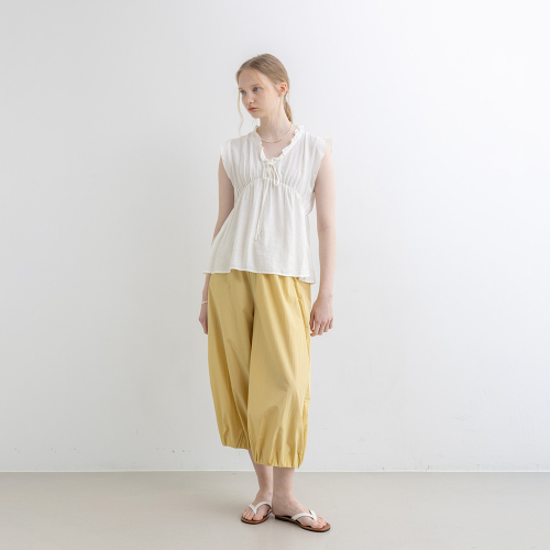 WD_Leg banding pants_Yellow