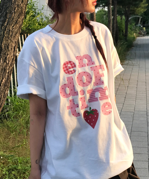 MUSINSA公式 | GRAVER [ユニセックス]ベリーEND OF TIME半袖Tシャツ_3