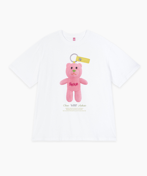【Sinoon】 NOONI Bear Keyring T-Shirt / 追跡付 MUSINSA公式 | SINOON NOONI Bear Keyring (Cotton Blue)