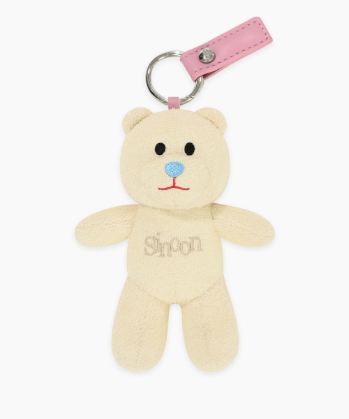 [시눈] NOONI Bear Keyring (Soft Cream) SN2F2AA004CR 
