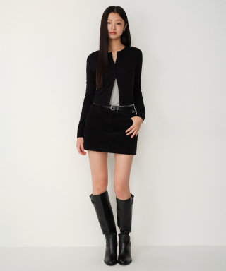 MUSINSA STANDARD WOMAN ウィメンズ 14W コーデュロイ ローライズ ミニスカート 画像 1