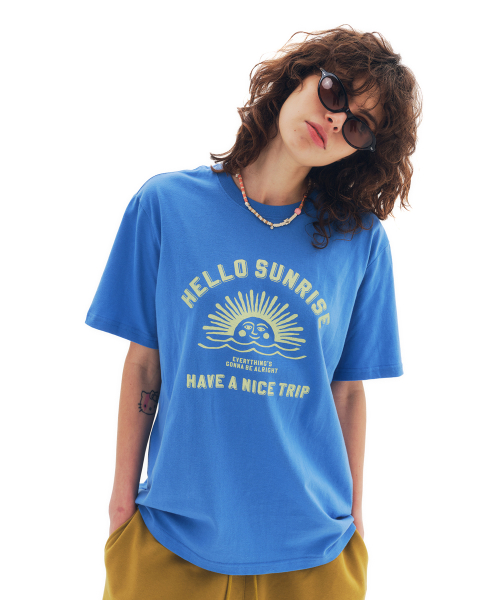 HS VTG Arch Logo Tee_Blue