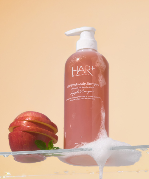 헤어플러스() 오프레시 애플비니거 두피 비듬 각질 샴푸 700ml(탈모증상완화) 상품 이미지