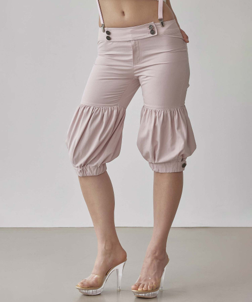 ★SCULPTOR★ Balloon Capri Pants Baby Pink SC25S418PK 스컬프터(SCULPTOR) Balloon Capri Pants Baby Pink - 사이즈