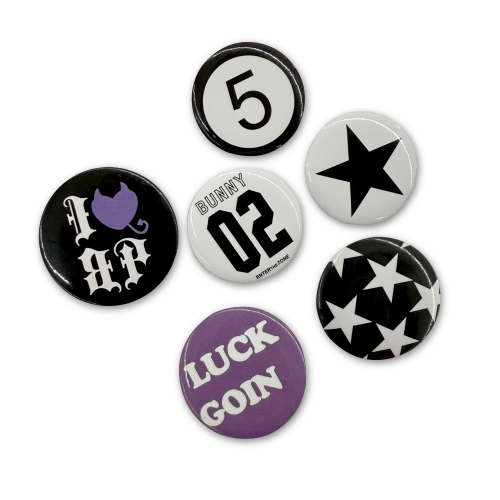 MUSINSA公式 | BLACK PURPLE BPピンバッジ bp pin badge (6ピース)
