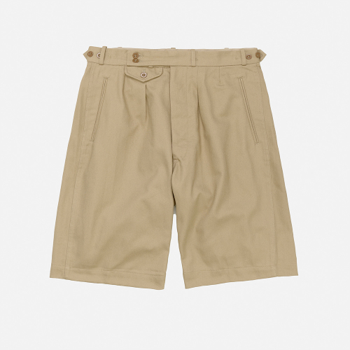 German Type Navy Tropical Short Pants - Khaki