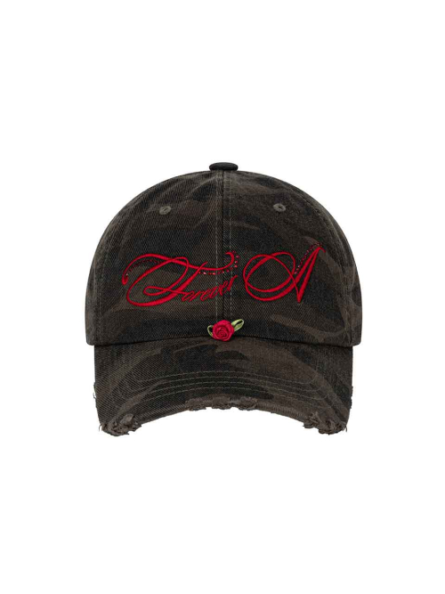 [2000ARCHIVES] FOREVER ROSE CAP ★大人気★ 2000ARCHIVES☆韓国☆人気☆FOREVER ROSE CAP (CAMO)/追跡あり