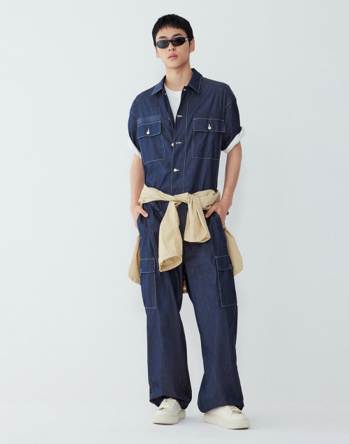 [MEN] 카고 점프수트_블루 9155262113