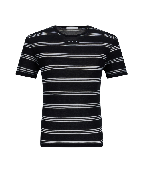 ★LECYTO★ Zephyr SeeThrough TShirtBlack 레씨토(LECYTO) Zephyr See-Through T-Shirt_[Black] - 사이즈