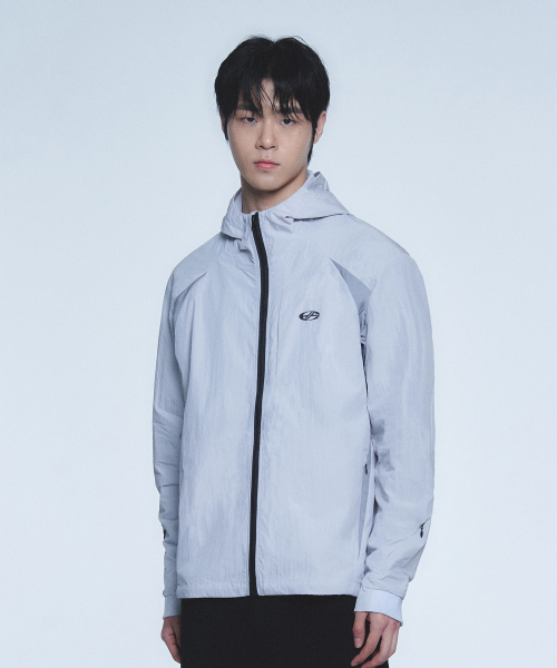 DIVISION WIND JACKET-[LIGHT GRAY]