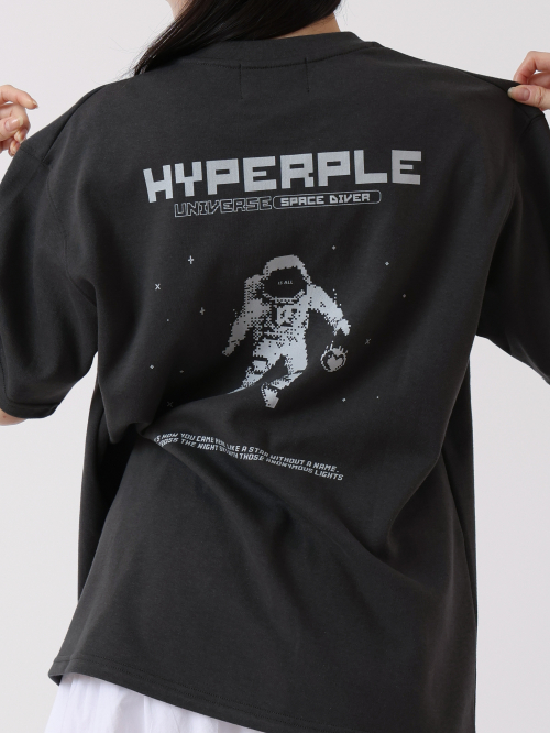 하이퍼플(HYPERPLE) Space Diver_TEE(Space Gray) - 사이즈 & 후기 | 무신사