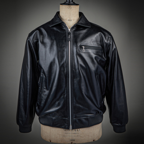 DV.LOT 715 Blouson Calfskin 1mm -чёрный