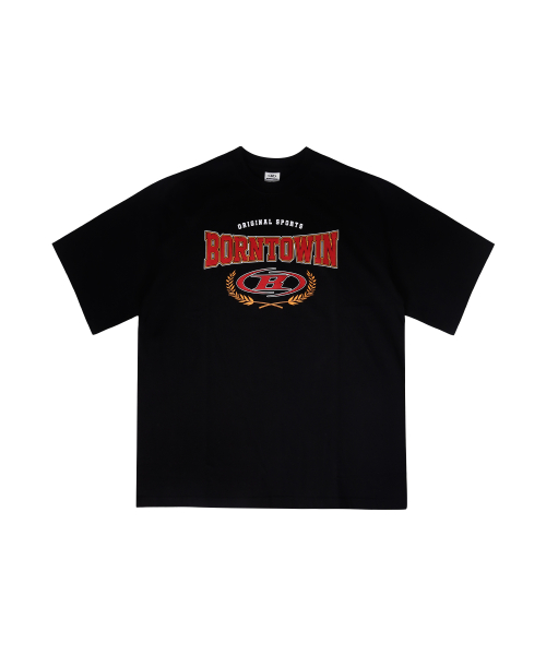 SYMBOL B VICTORY SEMI OVER FIT T-SHIRTS [BLACK]