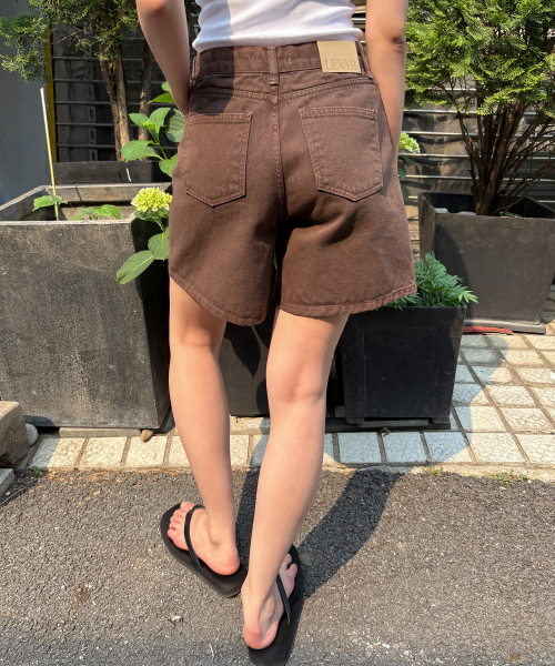 Classic Staple Denim шорты - Cocoa Brown