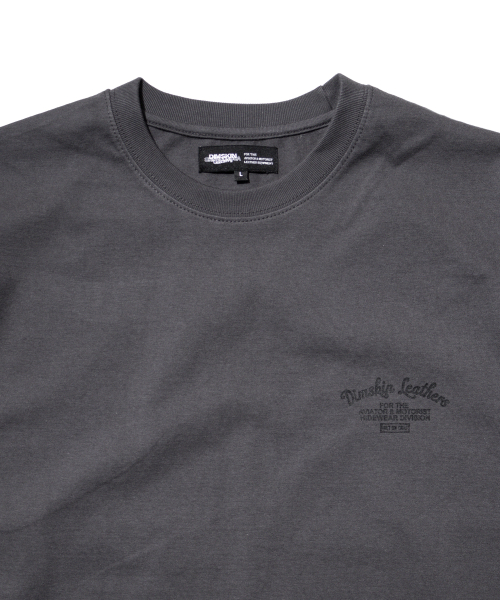 SLOGAN T-SHIRT [CHARCOAL]
