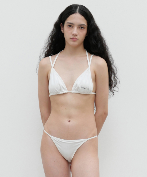 Pureline Logo Bikini Top - белый
