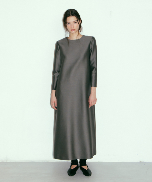 MARGO WOOLSILK DRESS