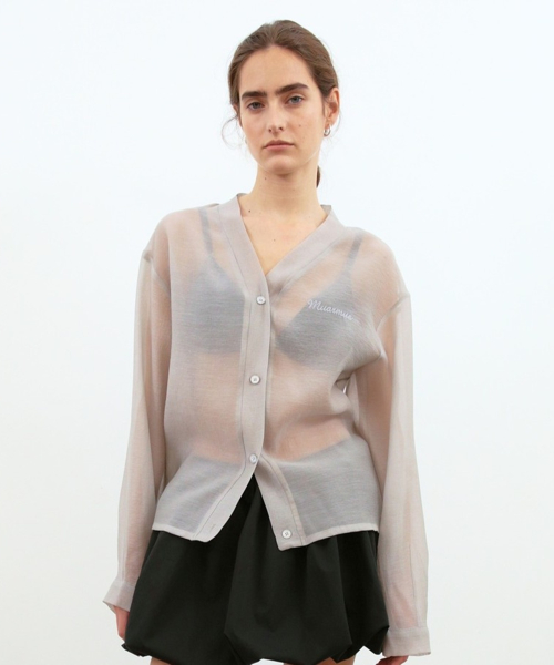 Sheer Trace кардиган [Gray]