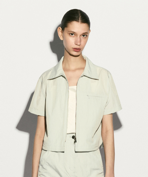 ZIP UP NYLON JACKET