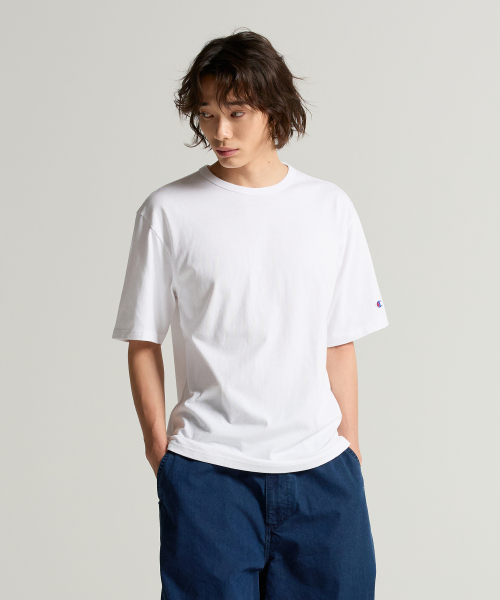 C로고 UNI 반팔 티셔츠 White
