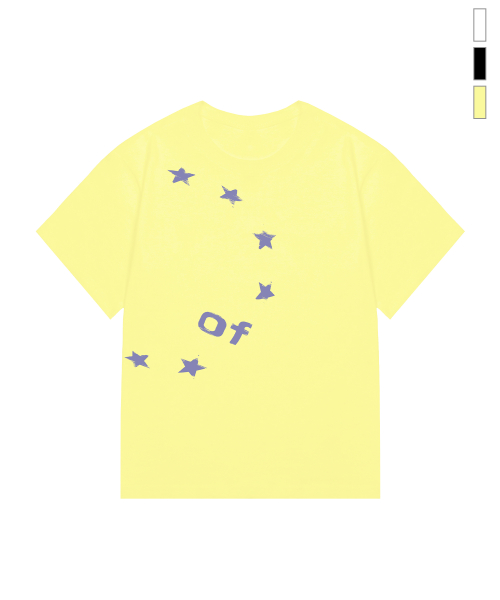[WOMAN] Облегающая футболка CIRCLE STAR_3color