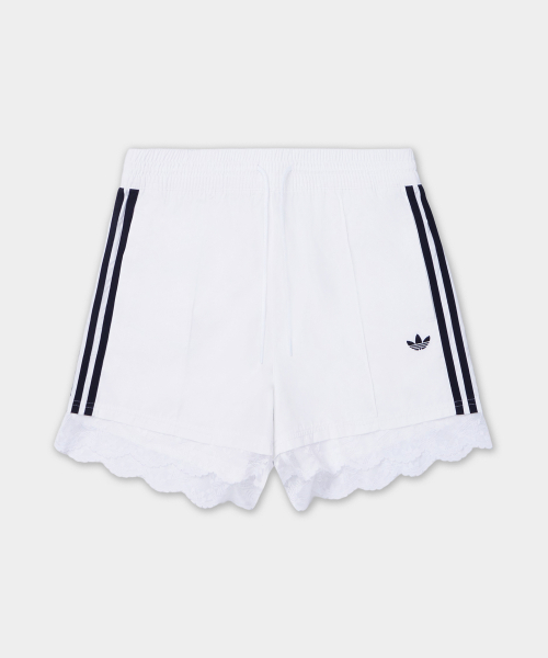 3 STRIPE SHORT WHITE