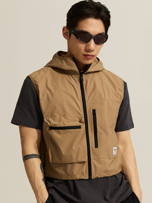 Жилет-безрукавка 3 Pocket Crispy Runners Beige