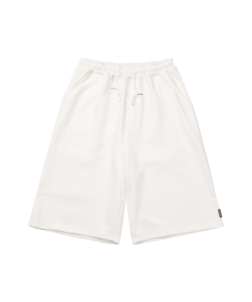 Small Poket Bermuda Sweat Pants _ Off White
