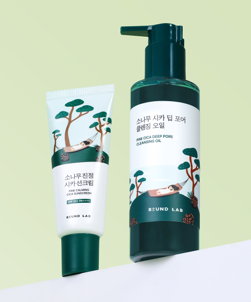라운드랩() 소나무 시카 딥 포어 클렌징 오일 200ml + 선크림 40ml 상품 이미지