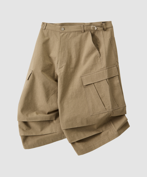 Широкие бермуды карго (Taupe)