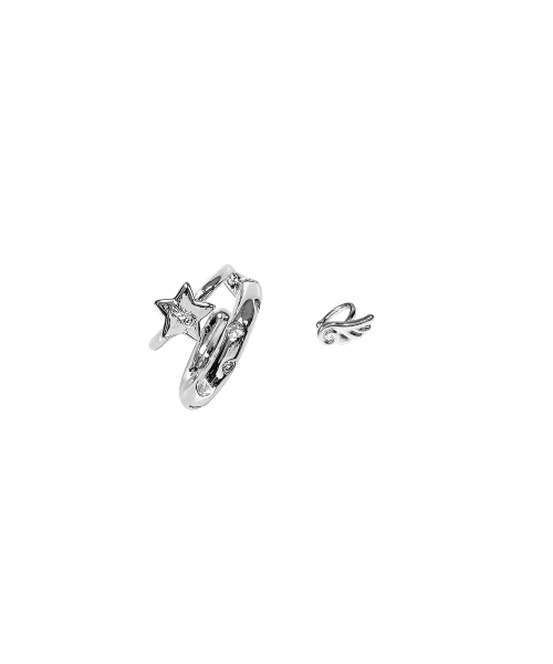 카시코(KASHIKO) Cubic Star Wing Ear Cuff Set - 후기 | 무신사