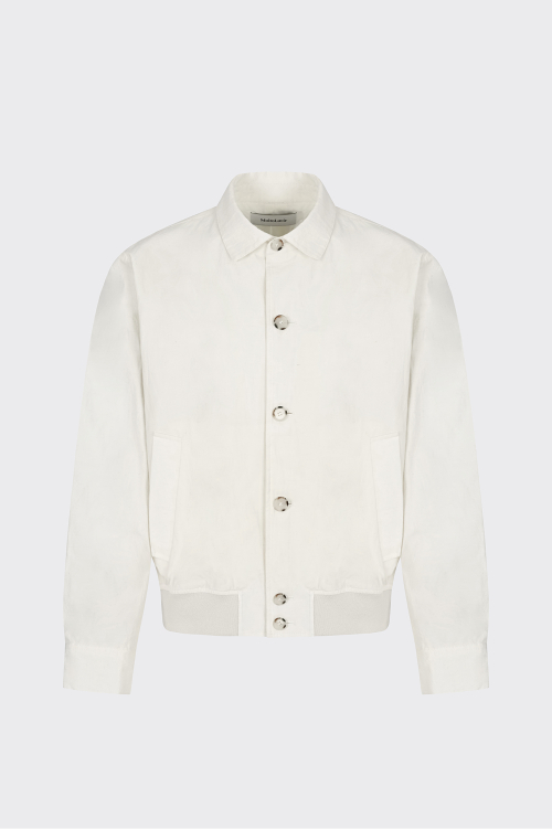 Куртка из конопли TFBS-S05 Off White