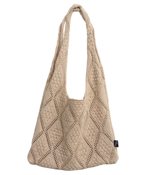 슬로우롤리() Cozy Crochet Bag - Beige 상품 이미지