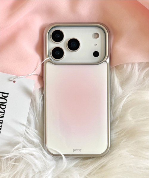 [+맥세이프][+Z플립8/폴드]silver pink blossom epoxy case