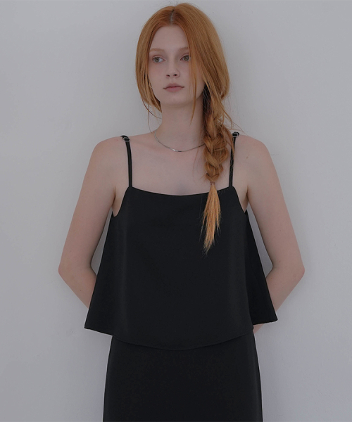 Silky Set-up Sleeveless [Black]