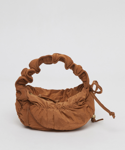 아카이브앱크(ARCHIVEPKE) Tie bow bag(Peanut butter)_