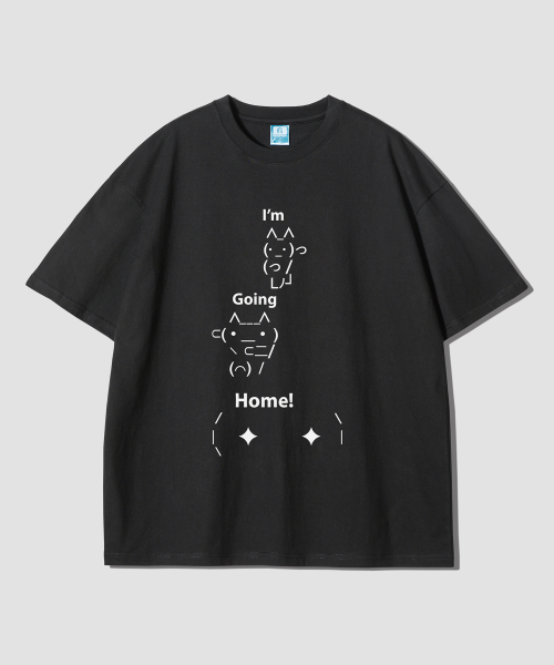 Оверсайз футболка I'm Going Home - Black