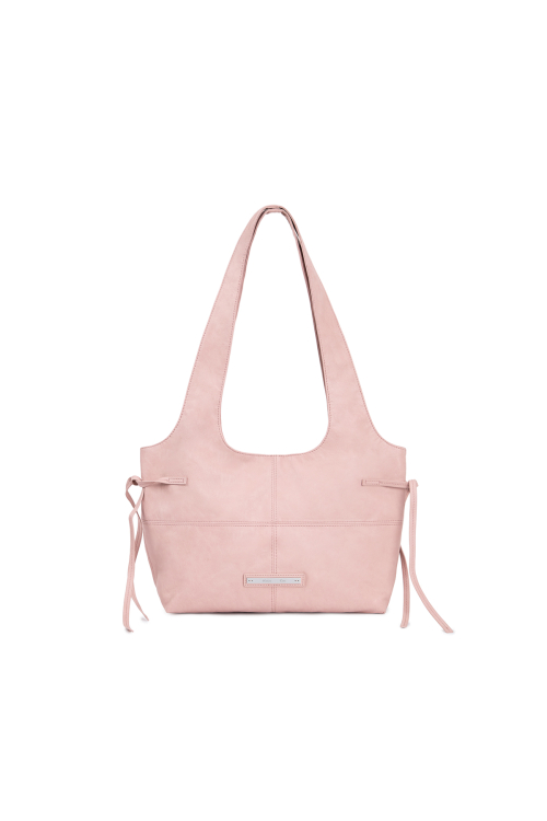 MUSINSA公式 | MATIN KIM SIDE STRING LEATHER SHOULDER BAG IN PINK