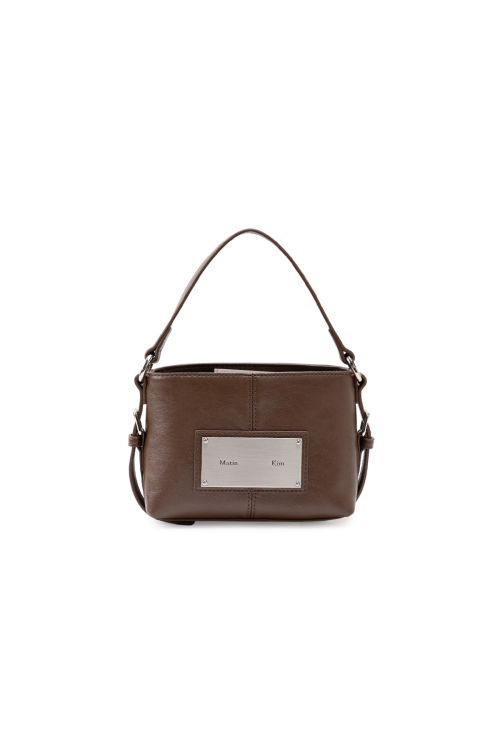 MUSINSA公式 | MATIN KIM HANDLE MINI CROSS BAG IN BROWN