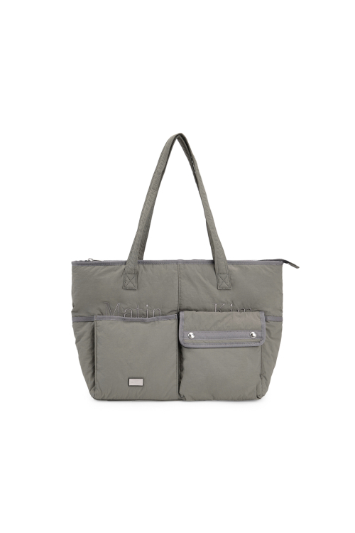 MUSINSA公式 | MATIN KIM POCKET UTILITY NYLON BIG SHOULDER BAG IN KHAKI
