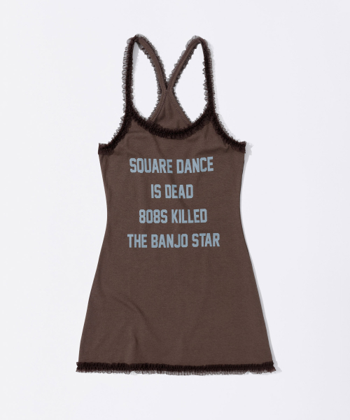 Acid Farm Mini Dress Mocha