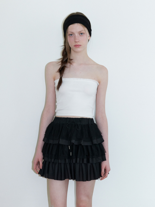 mellow tube top - white
