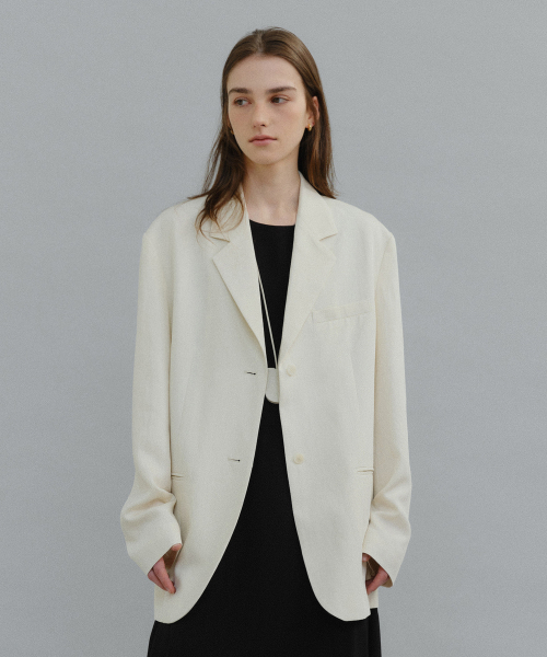 Tailored Linen blend jacket